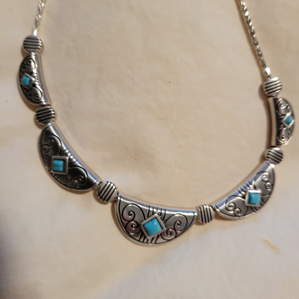 Siver and Turquoise choker